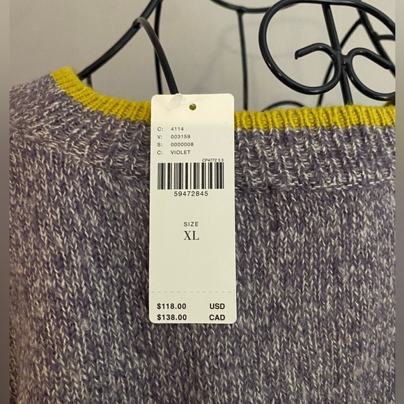 NWT Anthropologie 2 Piece Amity Color blocked Tank/Cardigan Woman’s Set Size XL - Picture 8 of 14